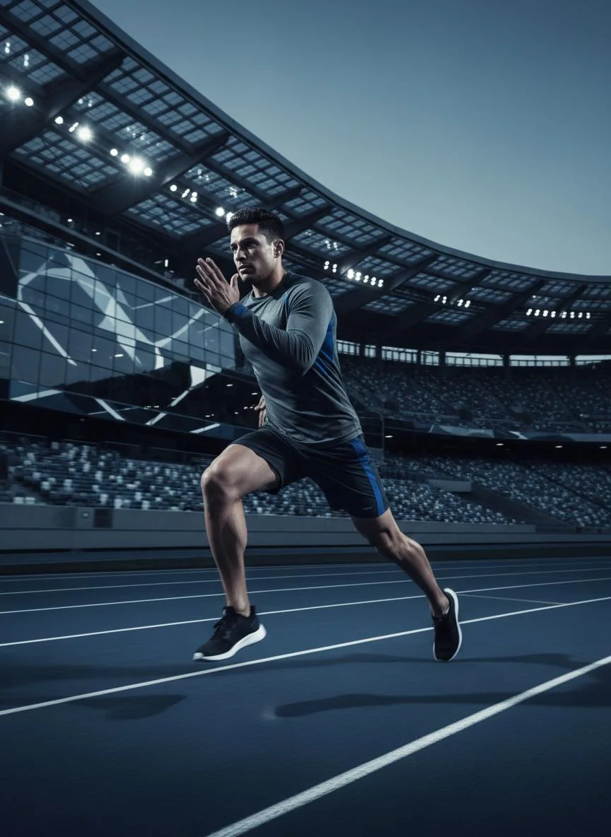 Active man focused on metabolic health and weight management