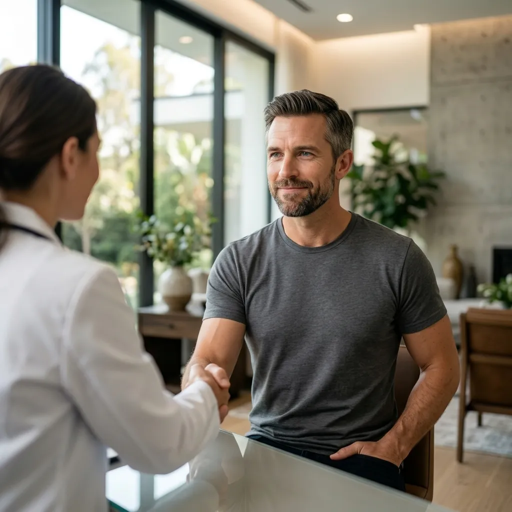 Doctor-led men's health review in the UK